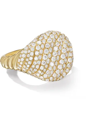 David Yurman 18kt geelgouden ring