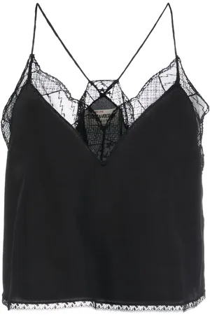 Zadig & Voltaire Hemd met afwerking van kant