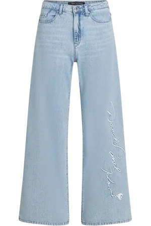 Karl Lagerfeld X Disney wide leg denim pants