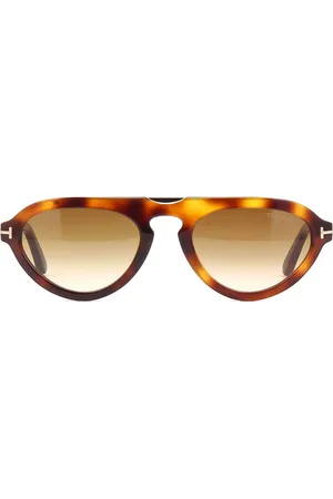 Tom Ford Zonnebril met geometrisch montuur