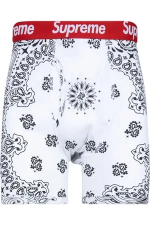 Supreme X Hanes boxershorts met bandanaprint