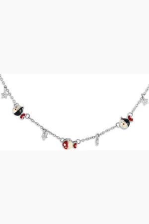 Aaron Basha 18kt witgouden halsketting met diamant