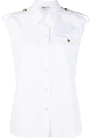Alexander McQueen Mouwloze blouse