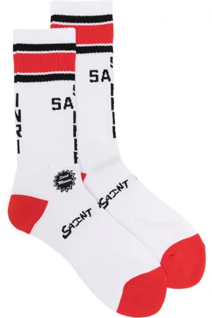 SAINT MXXXXXX Sokken met intarsia logo