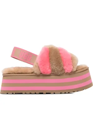 UGG Disco gestreepte slippers
