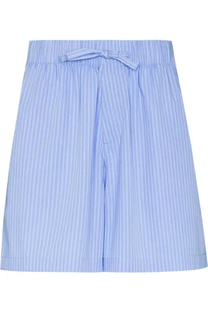Tekla Pyjamashorts met krijtstreep