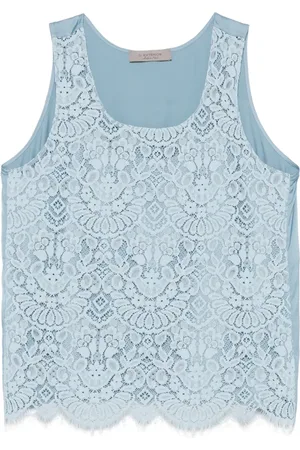 D.EXTERIOR Top met bloemenkant
