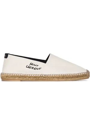 Saint Laurent Espadrilles met geborduurd logo