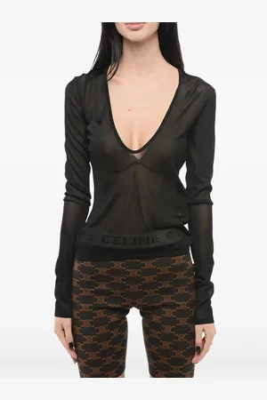 Saint Laurent Gebreide trui