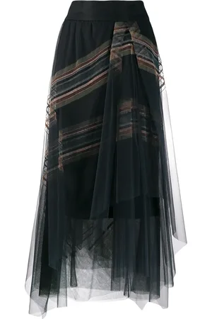 Brunello Cucinelli Gelaagde rok