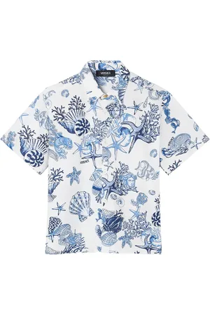 VERSACE Underwater Barocco shirt met korte mouwen