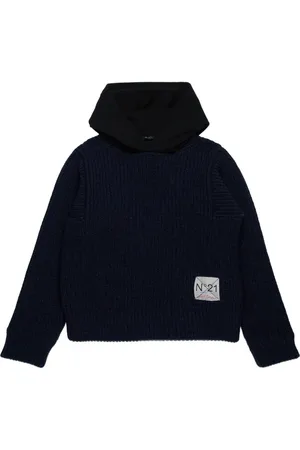 Nº21 Gebreide hoodie