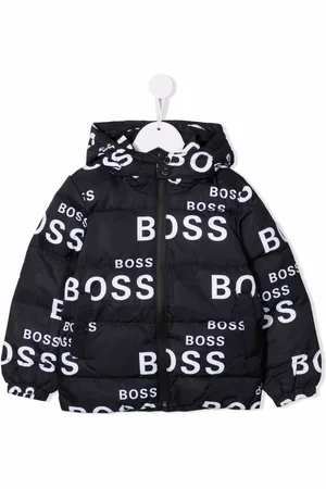 HUGO BOSS Donsjack met logoprint
