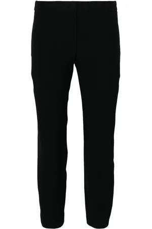 Alexander McQueen Crêpe broek met toelopende pijpen