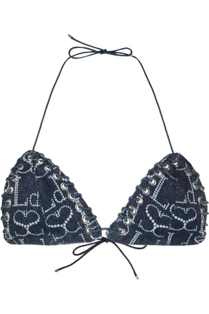 Ludovic De Saint Sernin Bikinitop met logoprint