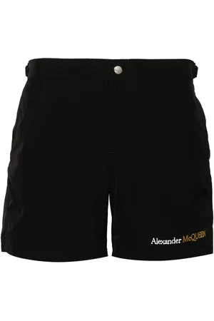 Alexander McQueen Zwembroek met geborduurd logo
