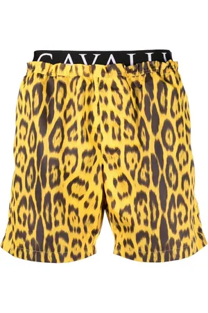 Roberto Cavalli Zwembroek met luipaardprint