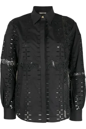 Roberto Cavalli Blouse met borduurwerk
