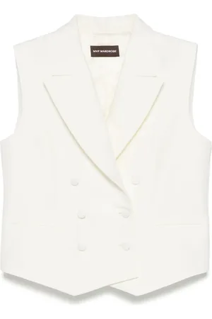 MVP Wardrobe Gilet met dubbele rij knopen