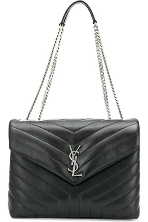 Saint Laurent Schoudertas met logo