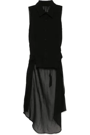 LIMI FEU Lang gilet met gazon kraag