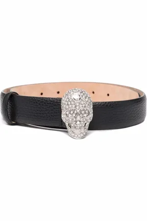 Philipp Plein Riem met doodskopgesp