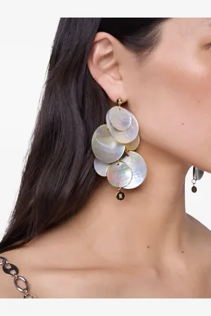 Paco rabanne Shell Discs oorbellen
