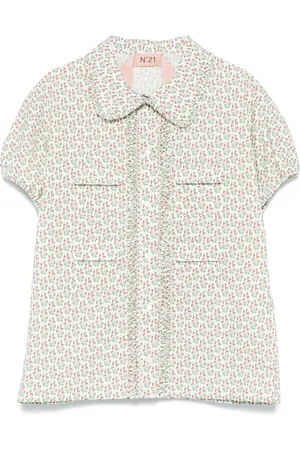 Nº21 Blouse met bloemenprint
