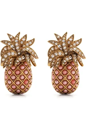 Roberto Cavalli Oorclips met Ananas