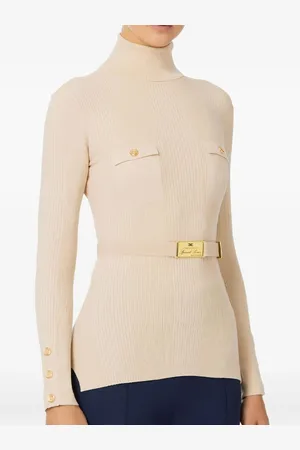 Elisabetta Franchi Trui met ceintuur