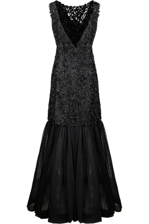 Alberta Ferretti Avondjurk met ruches