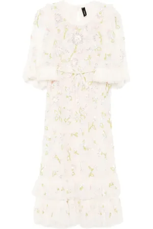 Needle & Thread Jurk met pailletten