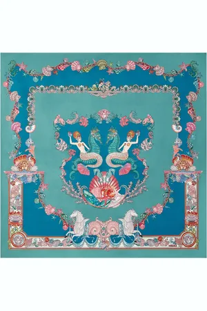 VERSACE Coral Theatre zijden sjaal