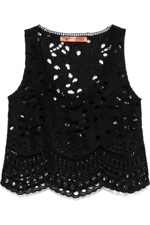ERMANNO SCERVINO Broderie anglaise top