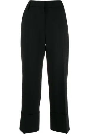 VALENTINO GARAVANI Cropped plooibroek