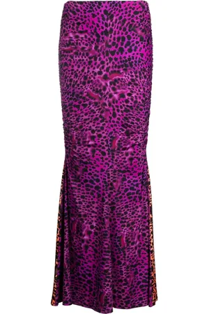 Roberto Cavalli Rok met dierenprint