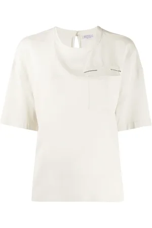 Brunello Cucinelli Blouse met borstzak