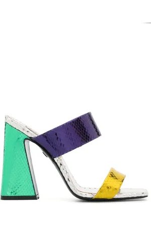 Roberto Cavalli Sandalen met slangenhuid
