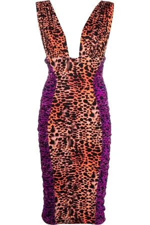 Roberto Cavalli Jurk met luipaardprint