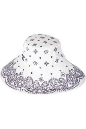 Miu Miu Vissershoed met bandanaprint