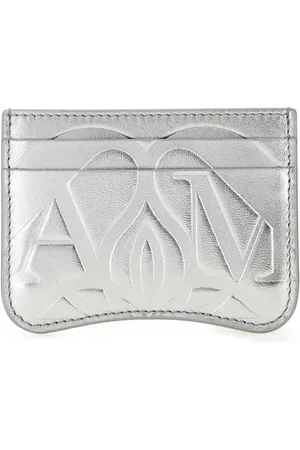 Alexander McQueen The Seal leren pasjeshouder