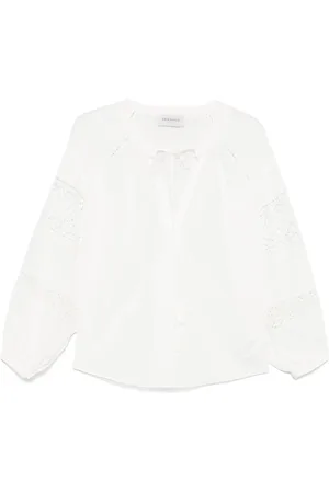 Ermanno Firenze Blouse met borduurwerk