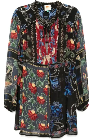 Farm Rio Mixed Arabesque jurk