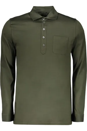 MOORER Katoenen poloshirt