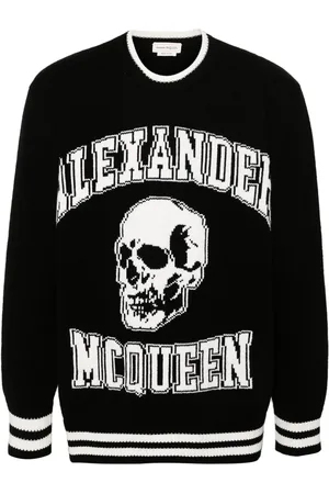 Alexander McQueen Trui met intarsia logo