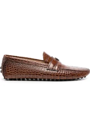 Roberto Cavalli Loafers met krokodillen