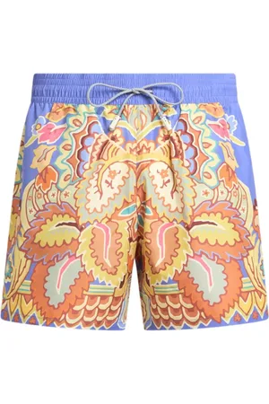 Etro Zwembroek met bloemenprint