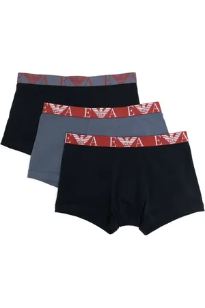 Emporio Armani Drie boxershorts met logo