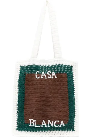 Casablanca Tennis gehaakte shopper