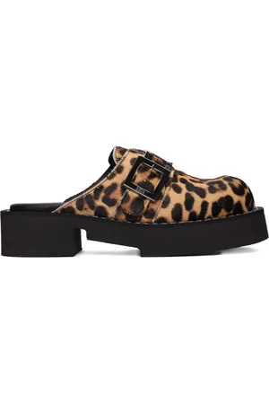 Clarks X GCDS muiltjes met dierenprint